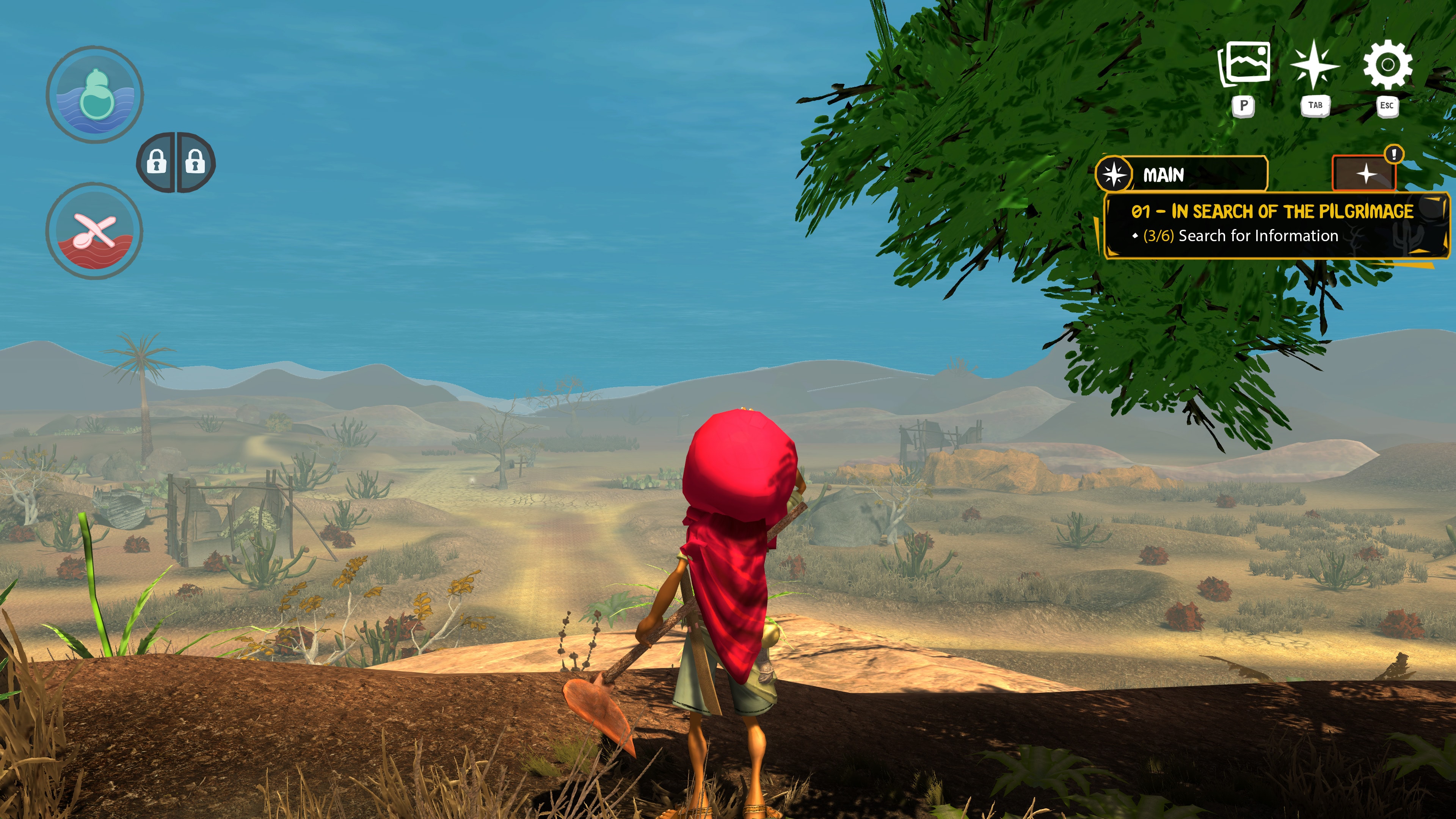 Cícera looking out over the caatinga valley — ARIDA 2: Rise of the Brave